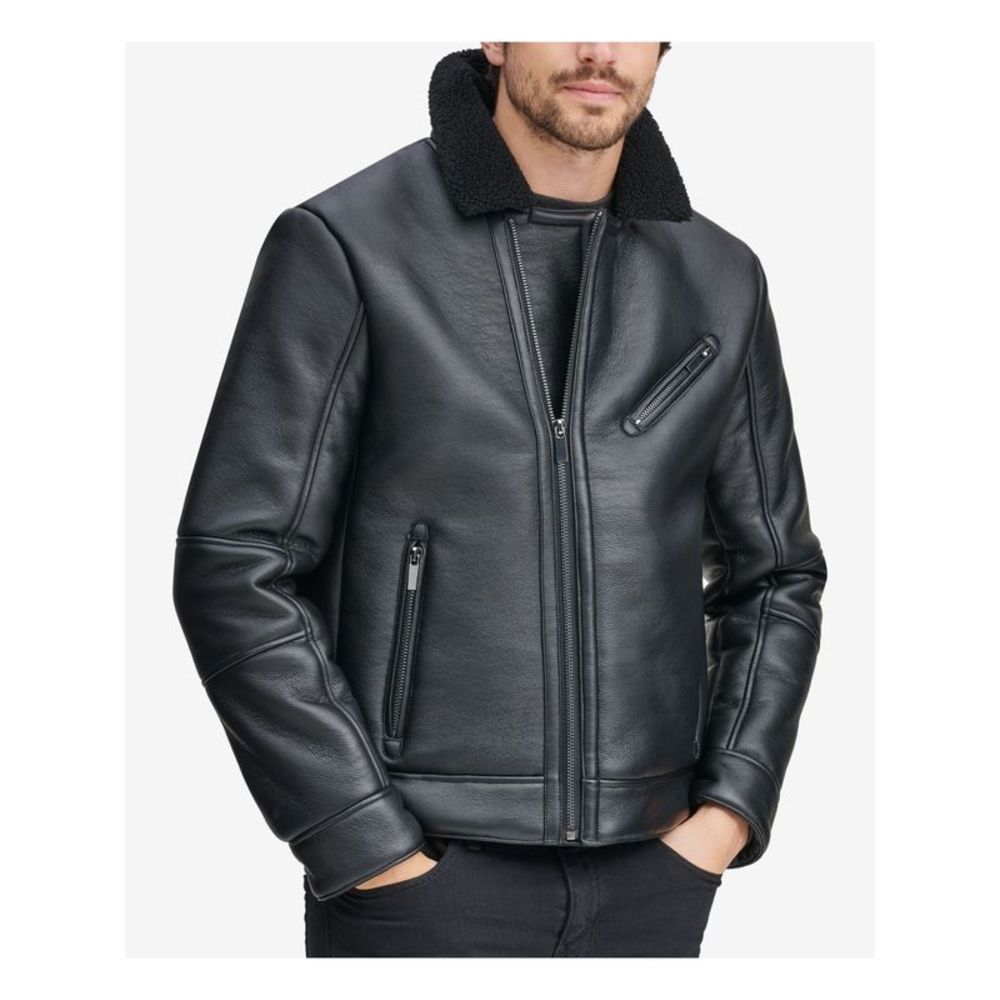 ANDREW MARC Mens Black Jacket XL